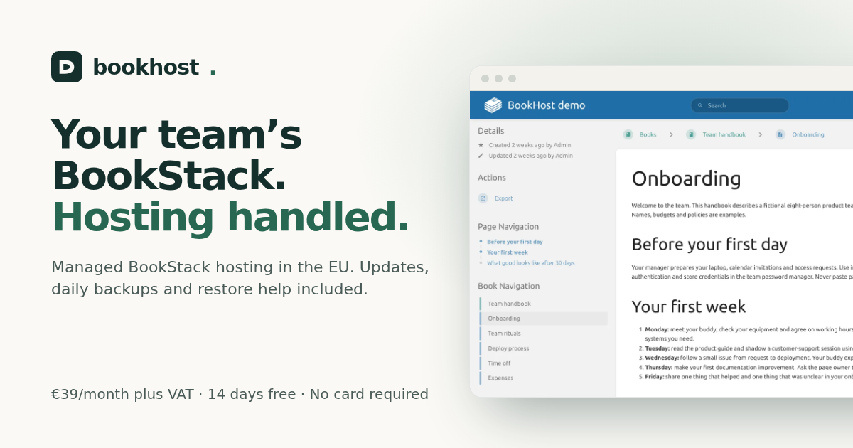 BookHost screenshot 1